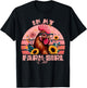 In My Farm Girl Era Cute Retro Chicken and Flowers Farm Life T-Shirt - T-Shirt | Black
