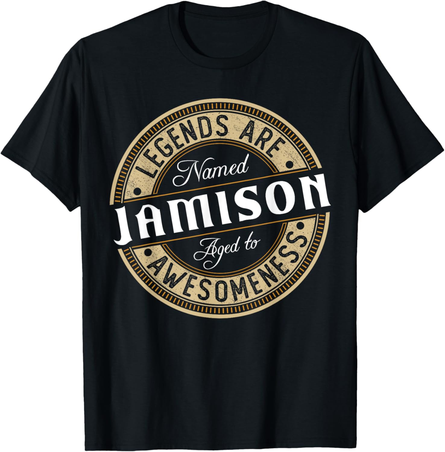 Jamison | Legends are Named | Jamison T-Shirt - T-Shirt | Black