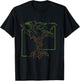 Arborist Gardener Tree World Map Nature Lover Gift T-Shirt - T-Shirt | Black