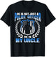 My Uncle Is A Brave Police Officer Proud Police Niece Nephew T-Shirt - T-Shirt | Black