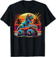 Monster Truck Summer Dinosaur Monster Truck T-Shirt - T-Shirt | Black
