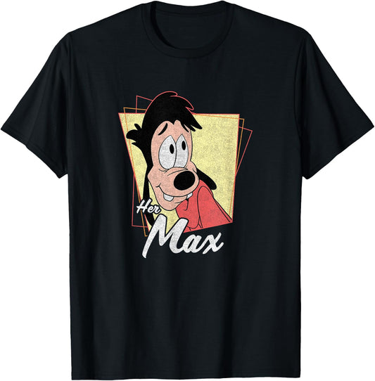Disney A Goofy Movie Her Max Vintage Distressed Poster T-Shirt - T-Shirt | Black