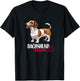 Girls Funny Brown Piebald Dachshund Mama Mom Lover T-Shirt - T-Shirt | Black
