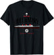 RMS Queen Mary The North Atlantic Ocean From 1936 To 1967 T-Shirt - T-Shirt | Black