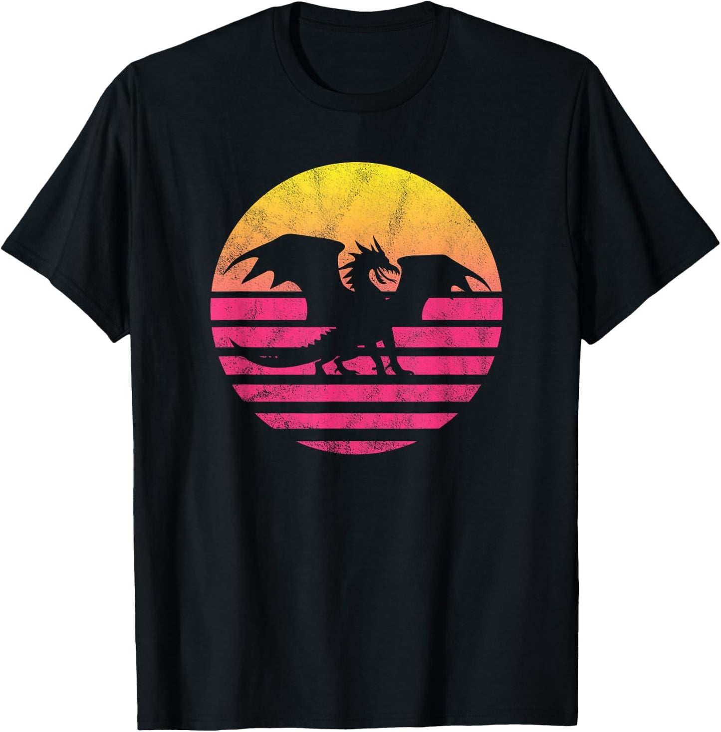 Classic Dragon Fantasy Gift T-Shirt - T-Shirt | Black