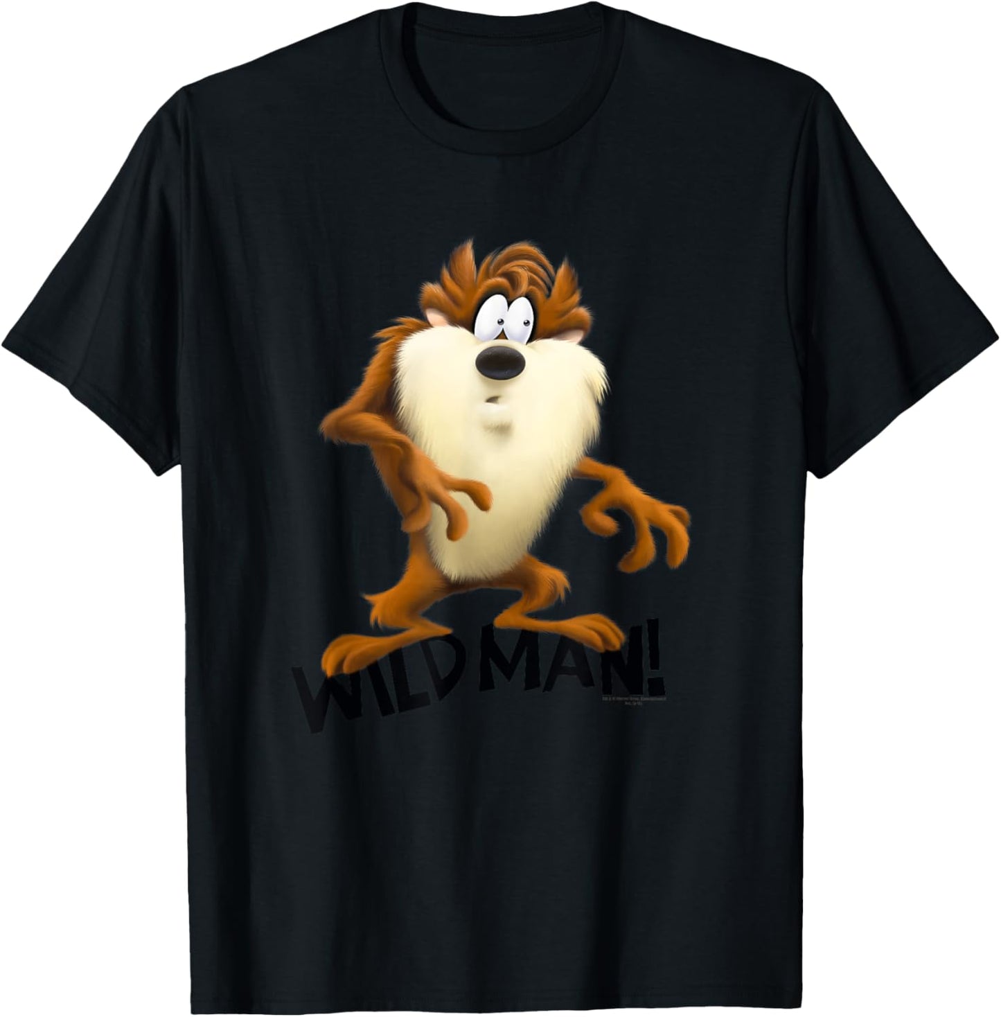 Looney Tunes Taz Wild Man T-Shirt - T-Shirt | Black