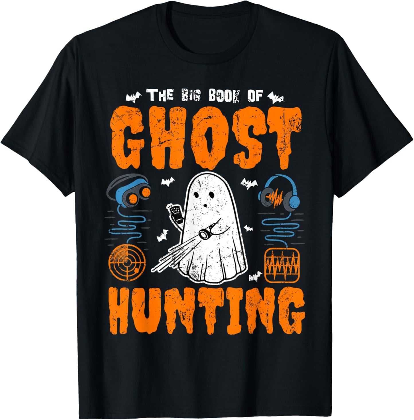 The Big Book of Ghost Hunting Funny Paranormal Investigator T-Shirt - T-Shirt | Black