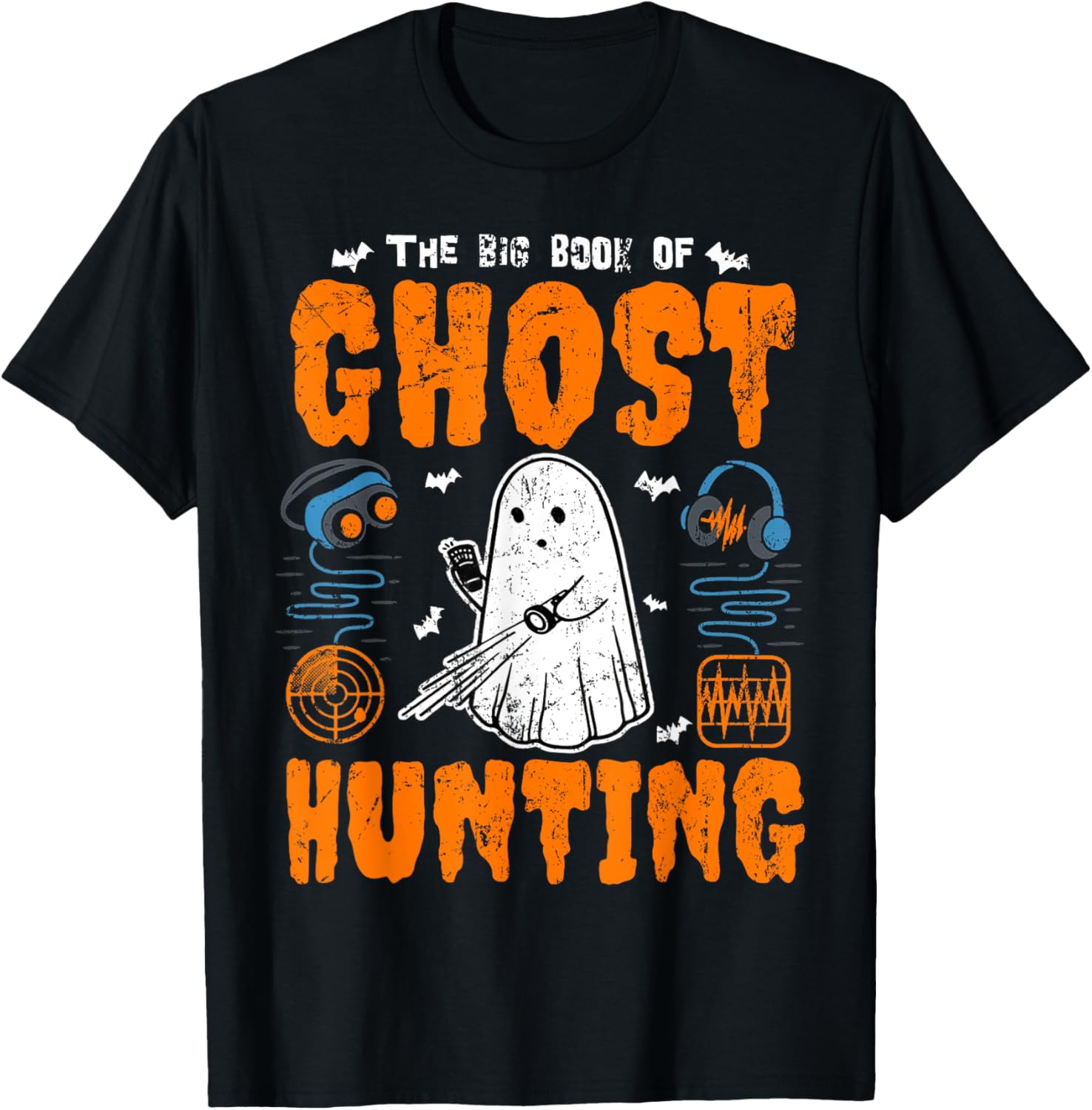 The Big Book of Ghost Hunting Funny Paranormal Investigator T-Shirt - T-Shirt | Black