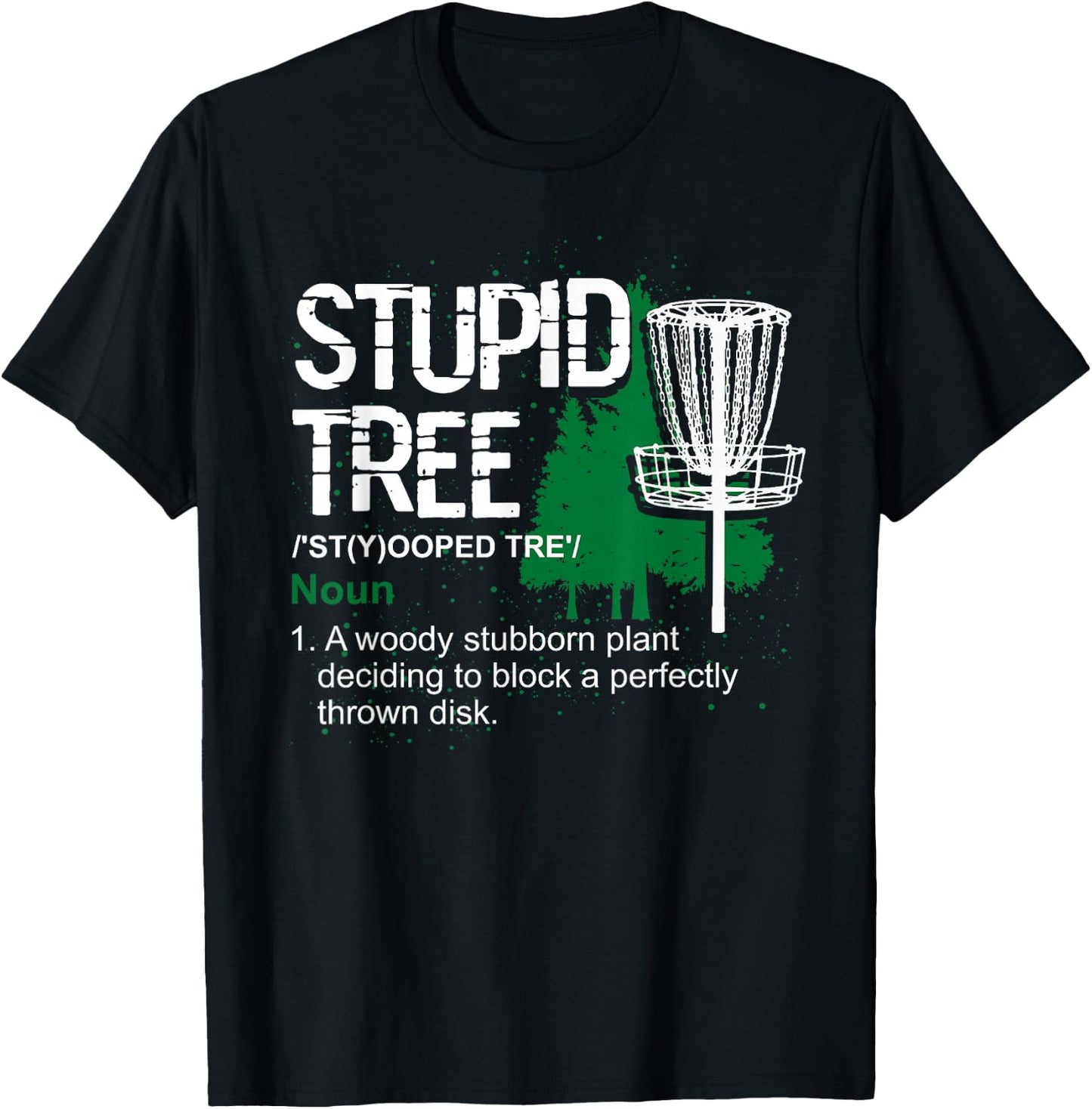 Funny Disc Golfer Hobby Sports Gift Disc Golf T-Shirt - T-Shirt | Black