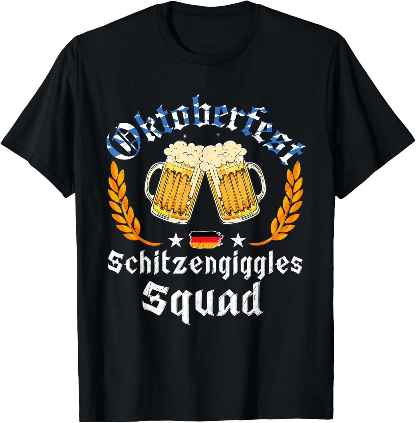 Oktoberfest Squad Bavarian Festival Munich Beer Men Women T-Shirt - T-Shirt | Black