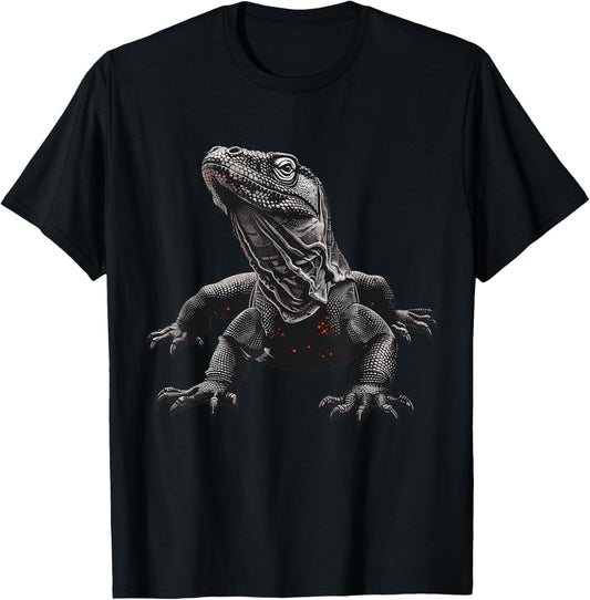 Komodo dragon T-Shirt - T-Shirt | Black