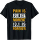 1/2 Marathon Runners Gifts Motivational Quote for Athletes T-Shirt - T-Shirt | Black