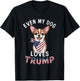 Chihuahua Even My Dog Loves Trump USA Flag Bandana Men T-Shirt - T-Shirt | Black