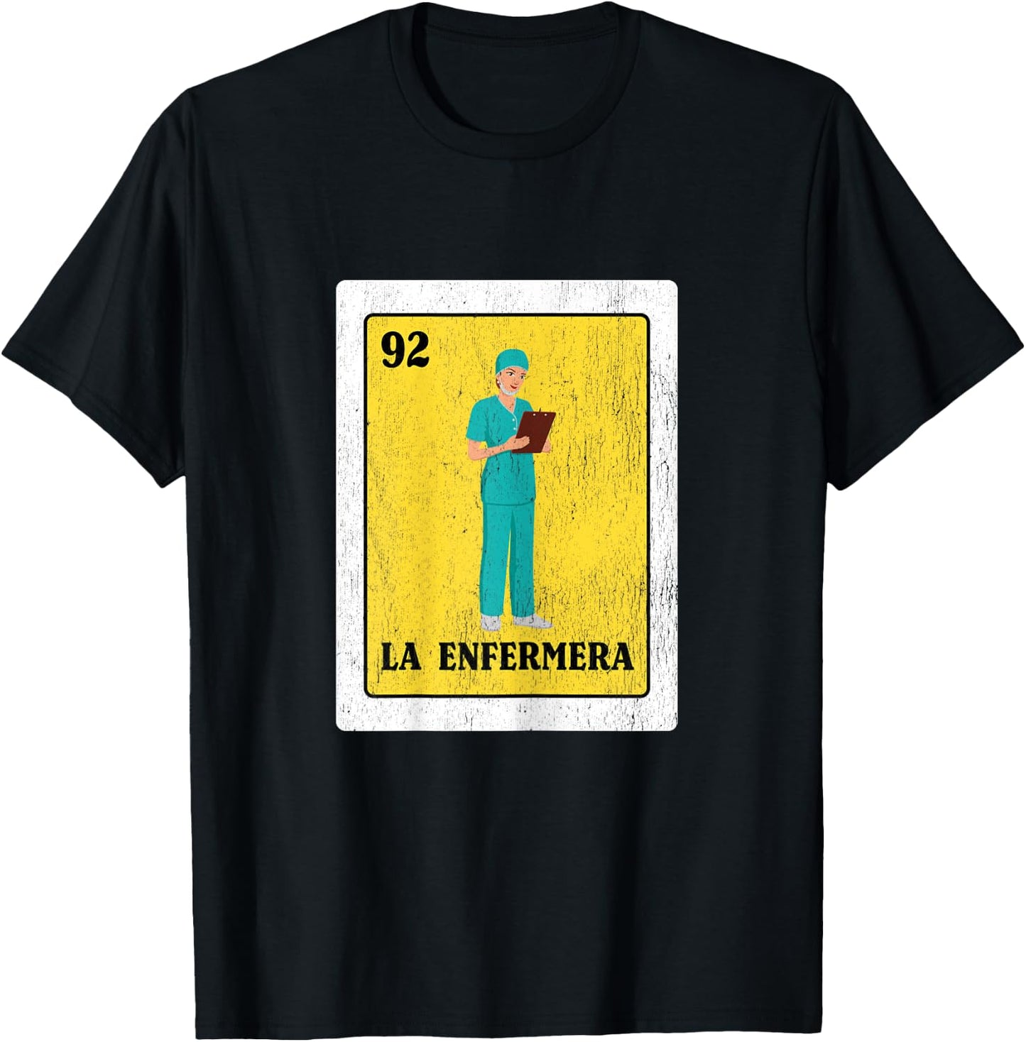 Mexican Nurse la Enfermera T-Shirt - T-Shirt | Black