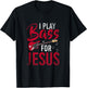 Christian Bassist Bass Player Jesus Bass Guitar T-Shirt - T-Shirt | Black