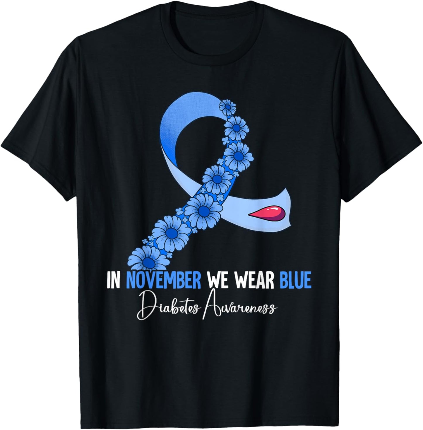 Diabetes Awareness T-Shirt - T-Shirt | Black