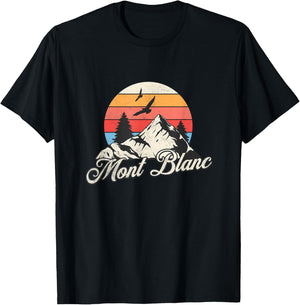 Mont Blanc Souvenir / Mont Blanc , Black, S T-Shirt - T-Shirt | Black