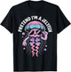 Pretend I'm A Jellyfish Cute Sea Animal Jellyfish Lover Girl T-Shirt - T-Shirt | Black