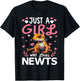 Newt Lover Just A Girl Who Loves Newts T-Shirt - T-Shirt | Black