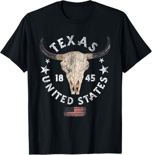 Texas - USA - Ferien, Urlaub, Reise nach Texas T-Shirt - T-Shirt | Black