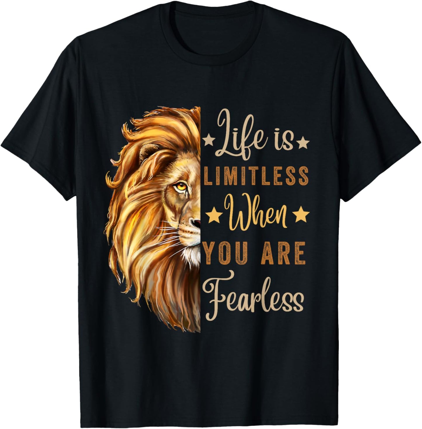 August Birthday Zodiac Leo Season Lion Motivation Men Women T-Shirt - T-Shirt | Black