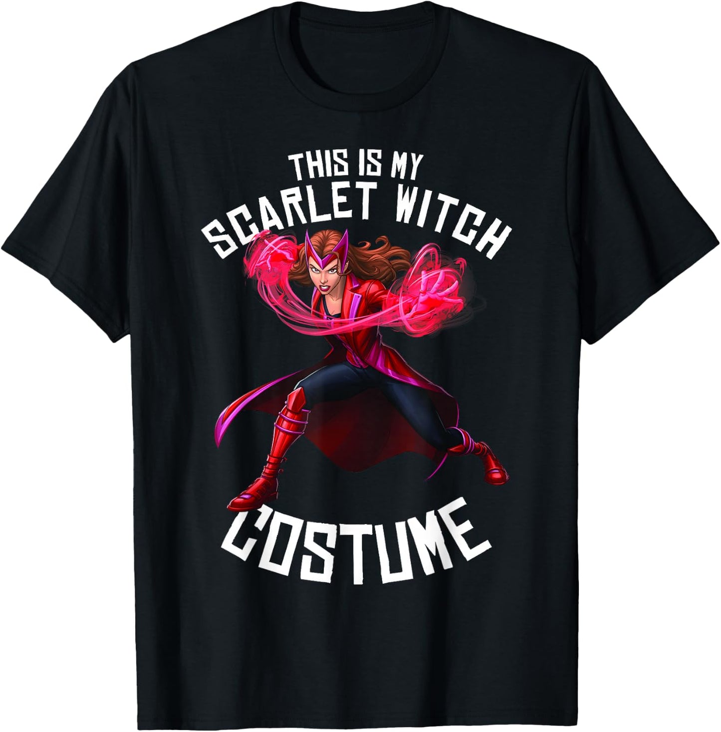 Marvel Halloween This is My Scarlet Witch Costume T-Shirt - T-Shirt | Black