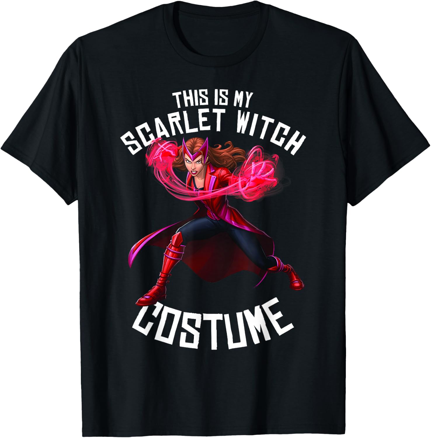 Marvel Halloween This is My Scarlet Witch Costume T-Shirt - T-Shirt | Black