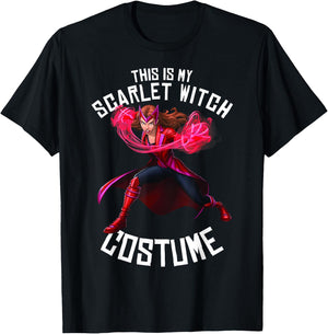 Marvel Halloween This is My Scarlet Witch Costume T-Shirt - T-Shirt | Black