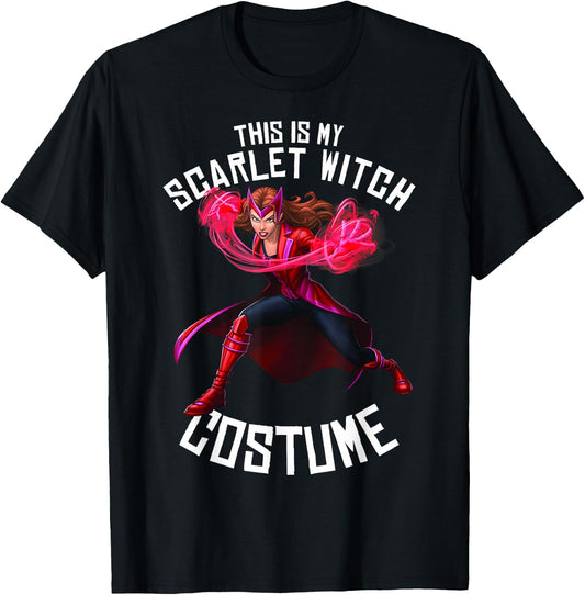 Marvel Halloween This is My Scarlet Witch Costume T-Shirt - T-Shirt | Black