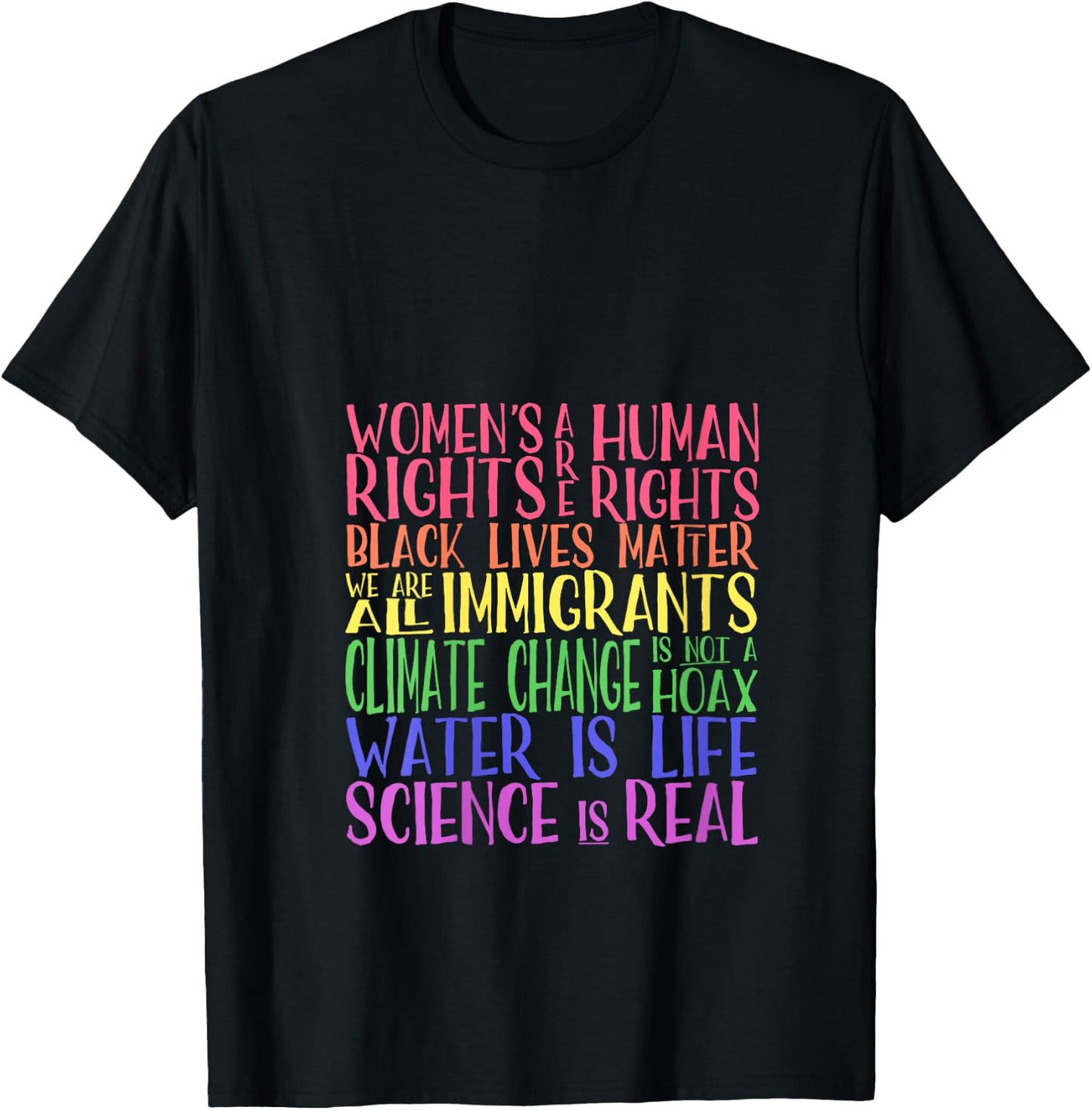 Political Protest - United We are Stronger V-Neck T-Shirt - T-Shirt | Black