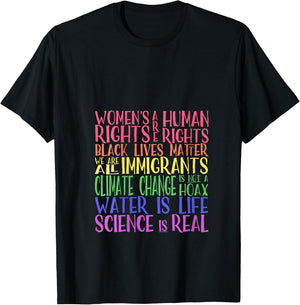 Political Protest - United We are Stronger V-Neck T-Shirt - T-Shirt | Black