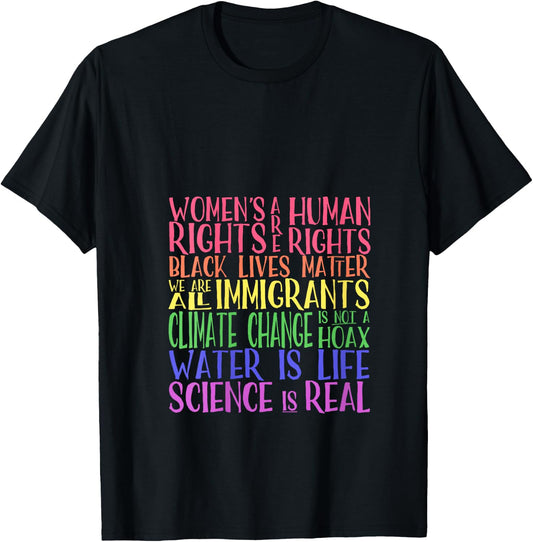 Political Protest - United We are Stronger V-Neck T-Shirt - T-Shirt | Black