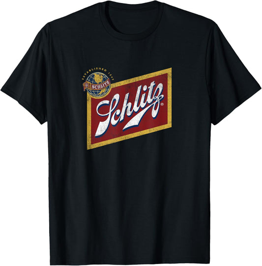 Schlitz Vintage Style - Logo T-Shirt - T-Shirt | Black
