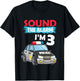 Kids Birthday Boy Shirt 3 Years Old Police Car Policeman Cop T-Shirt - T-Shirt | Black