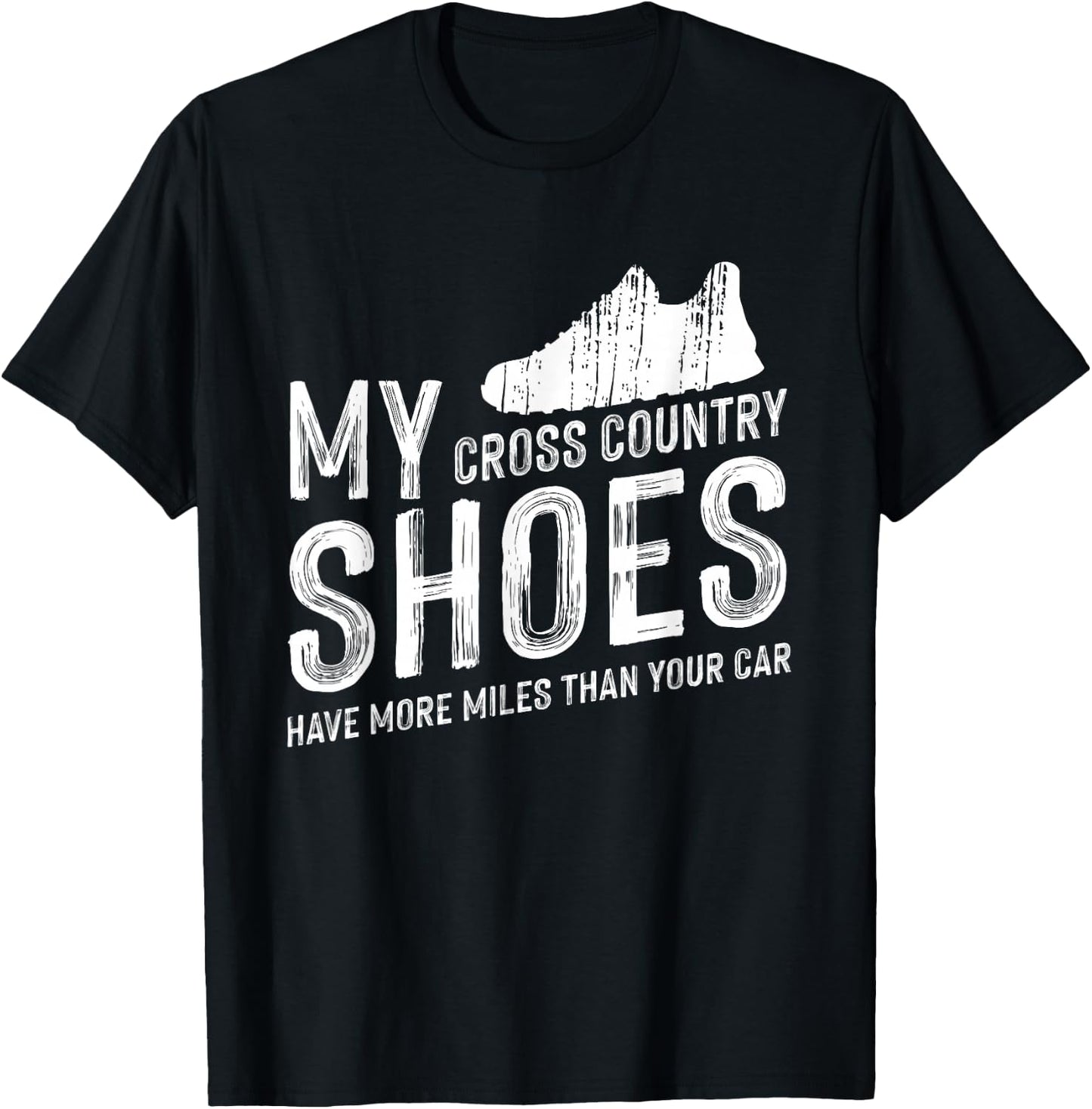 Cross Country Running - XC Run Runner T-Shirt - T-Shirt | Black
