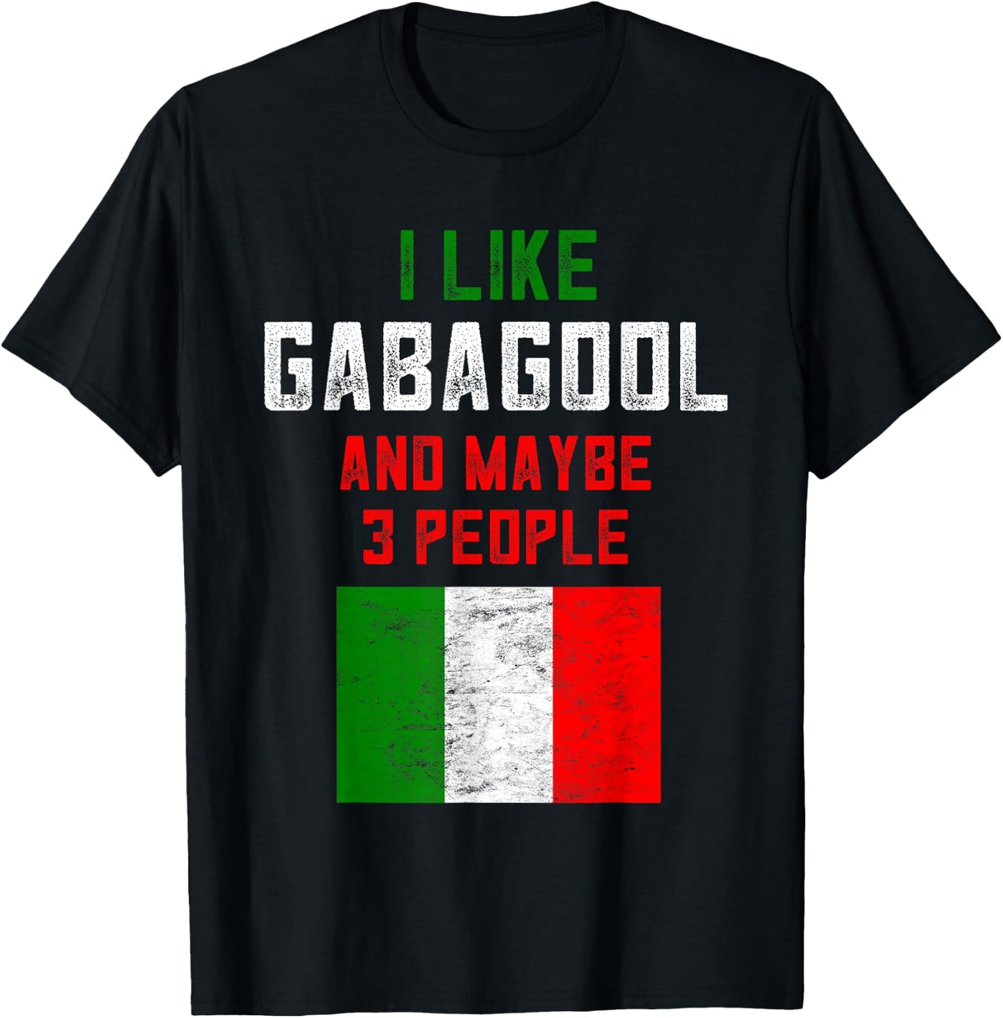 Gabagool Shirt Men New Jersey Meat Lover Italian Capicola T-Shirt - T-Shirt | Black