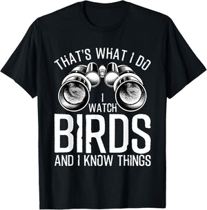 Cute Ornithologist Animal Pun Humor Quote DesignsFunny Bird Watching Gift Cool Bird Lovers Watchers Men Women , Black, None, Small T-Shirt - T-Shirt | Black