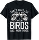 Cute Ornithologist Animal Pun Humor Quote DesignsFunny Bird Watching Gift Cool Bird Lovers Watchers Men Women , Black, None, Small T-Shirt - T-Shirt | Black