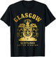 Glasgow Scotland UK Vintage Scottish T-Shirt - T-Shirt | Black