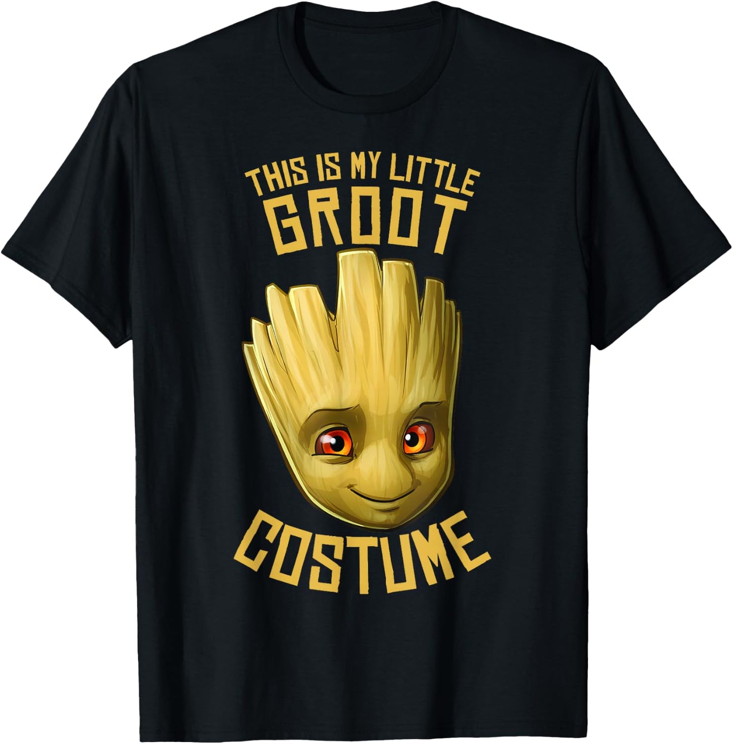 Marvel GOTG This is My Little Groot Costume Halloween T-Shirt - T-Shirt | Black