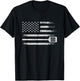 School Cafeteria Amrican Flag - Lunch Lady T-Shirt - T-Shirt | Black