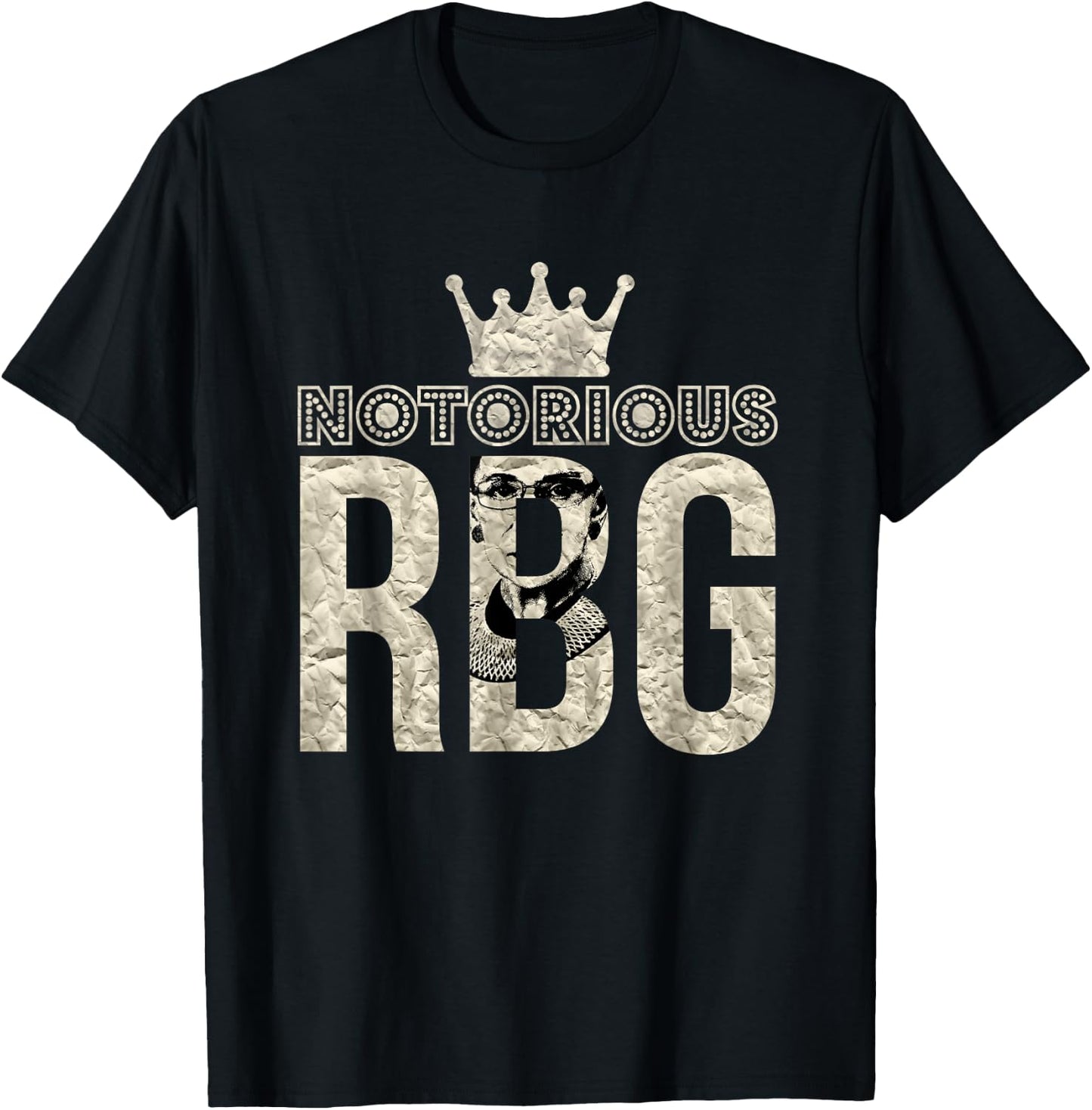 Notorious RBG Ruth - Rights Feminist Graphics T-Shirt - T-Shirt | Black