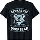 Drop Bears Aussie Drop Bears Merch Drop Bears T-Shirt - T-Shirt | Black