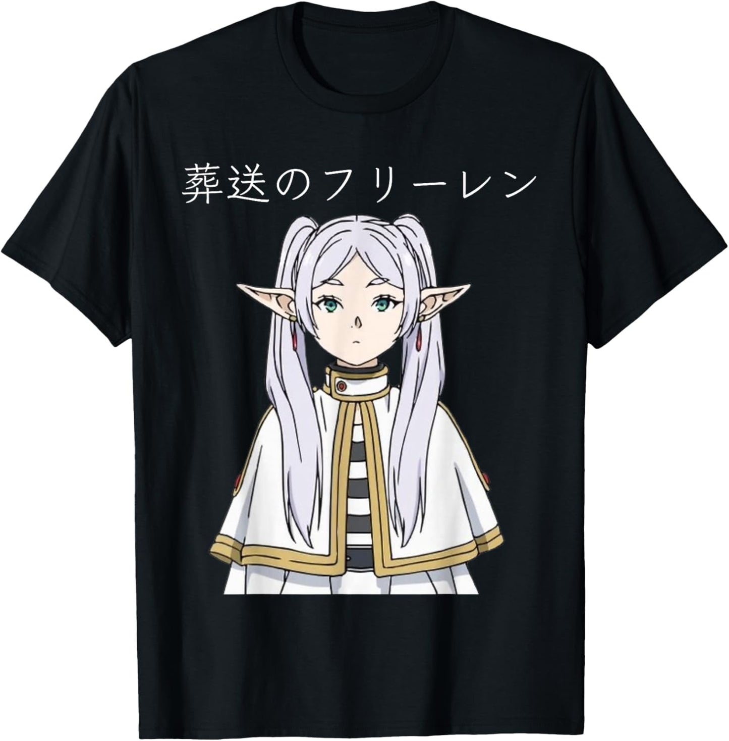 Frieren Beyond Journey's End, Isekai Anime Manga Video Game T-Shirt - T-Shirt | Black