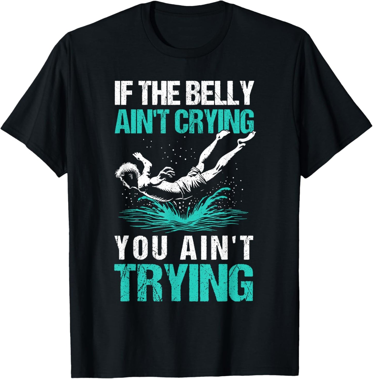 Bellyflop Belly Flop T-Shirt - T-Shirt | Black