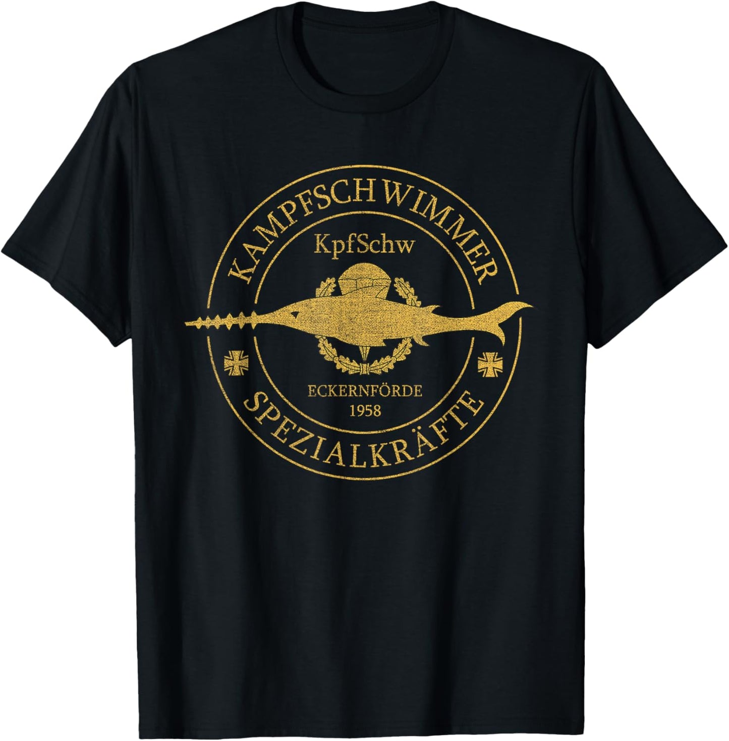 Kampfschwimmer German Special Force Combat Swimmer T-Shirt - T-Shirt | Black