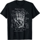 Robot Engineer Formula Collection - Robotics Math AI Gift T-Shirt - T-Shirt | Black