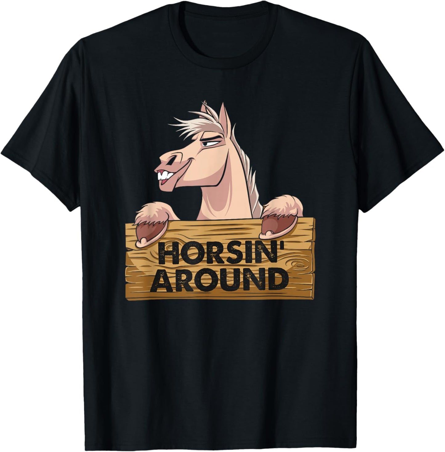 Funny Horsin Around - Horse Lover T-Shirt - T-Shirt | Black