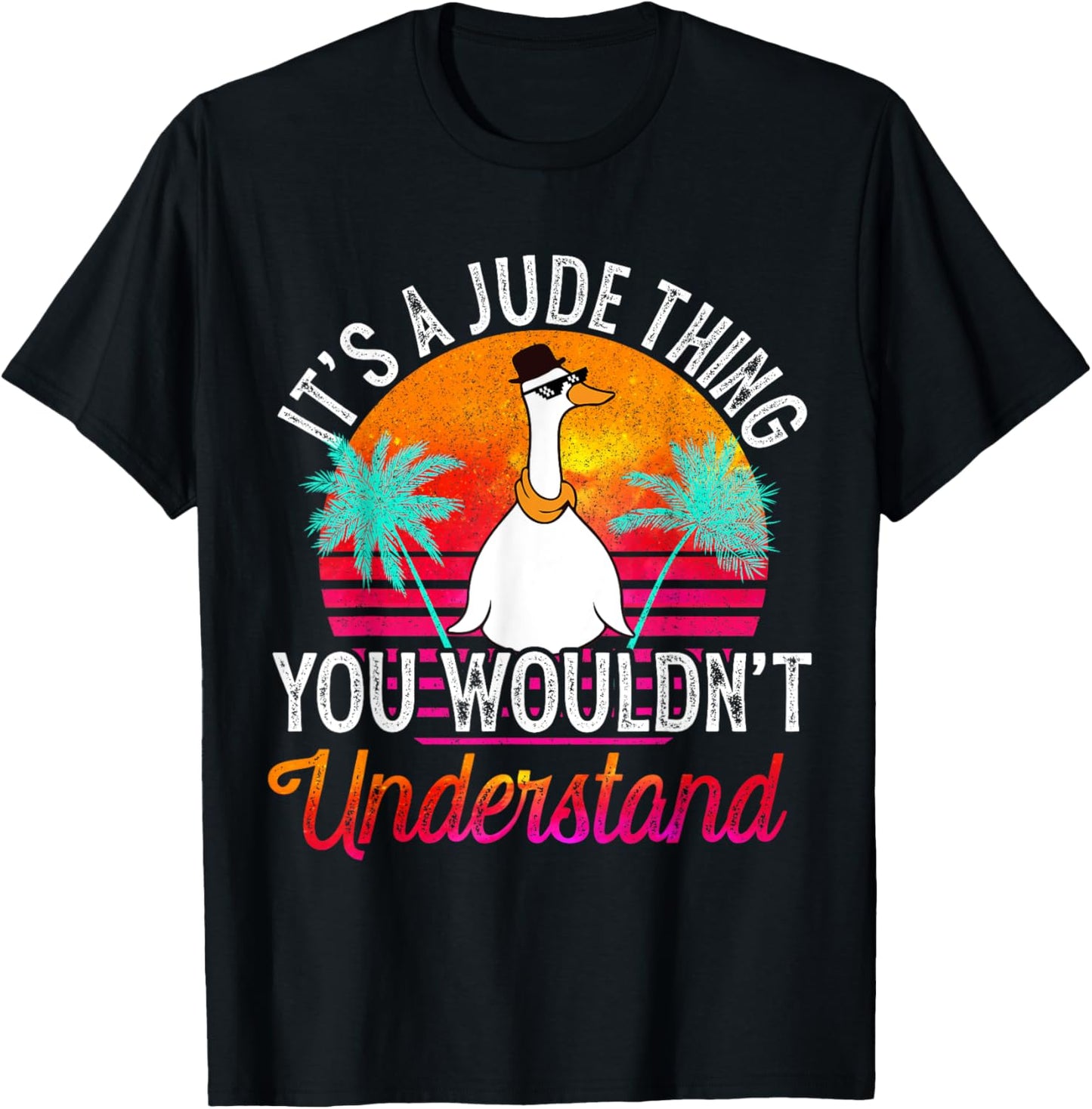 It's A Jude Thing You Wouldn't Understand Funny Jude Name T-Shirt - T-Shirt | Black