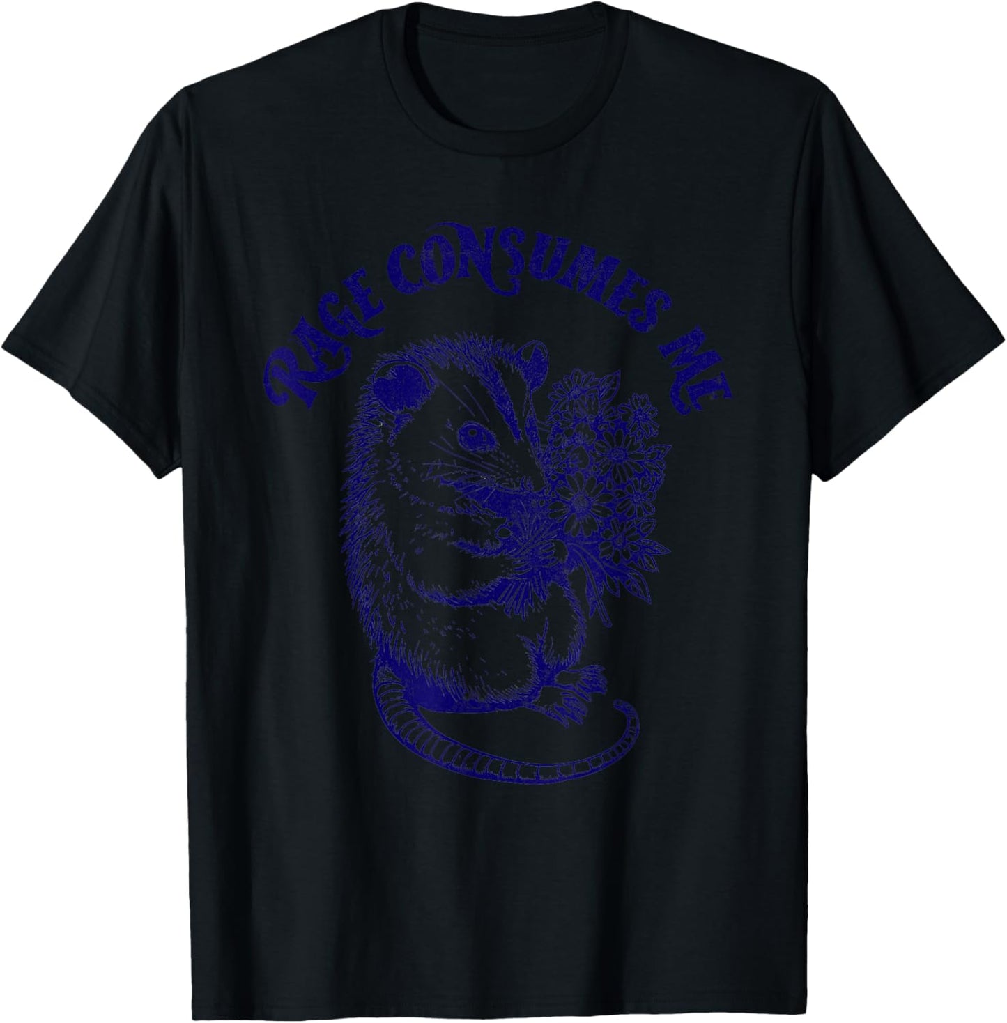 Rage consumes me, lustiges Opossum T-Shirt - T-Shirt | Black